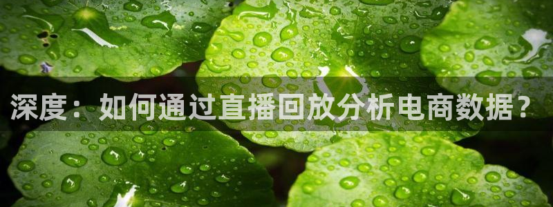 f1加拿大五星体育：深度：如何通过直播回放分析电商数据？